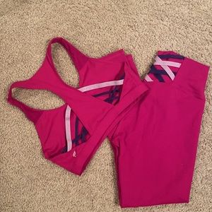 Tights and bra matching set